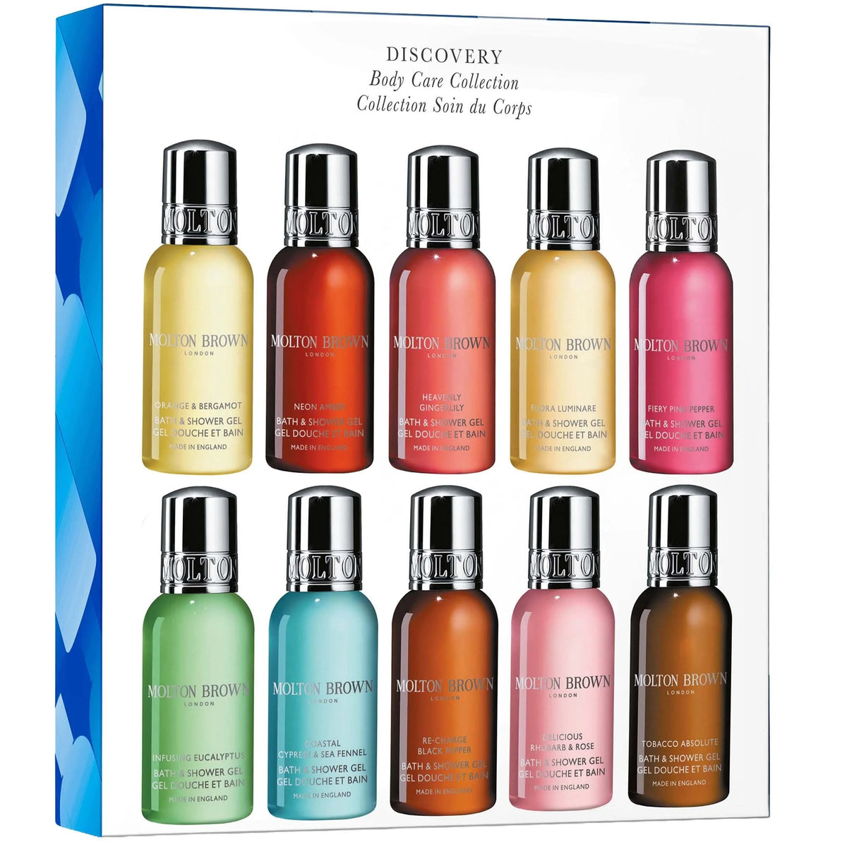Molton Brown Discovery Body Care Collection - 10 of 30 ml. bath & shower gels
