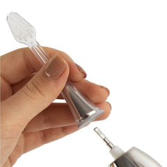 Supersmile Zina45™ Sonic Pulse Toothbrush Chrome Silver Replacement Heads (2 pack)