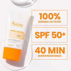 Avène Mineral Sunscreen Multi-Defense Fluid Tinted SPF 50+ 40ml