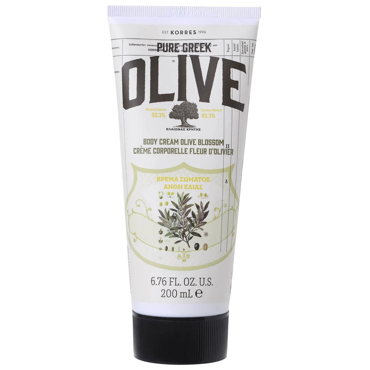 KORRES Pure Greek Olive Body Cream Olive Blossom 200ml