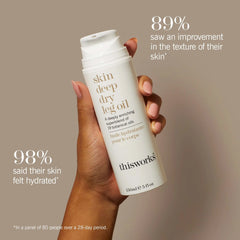 this works Skin Deep Dry Leg Oil 150ml