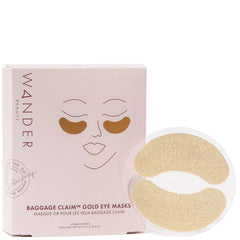  Wander Beauty Baggage Claim Eye Masks - Gold (6 pair)