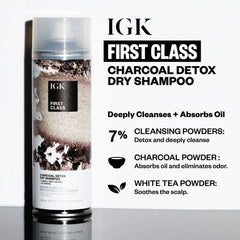 IGK First Class Charcoal Detox Dry Shampo Travel 60ml