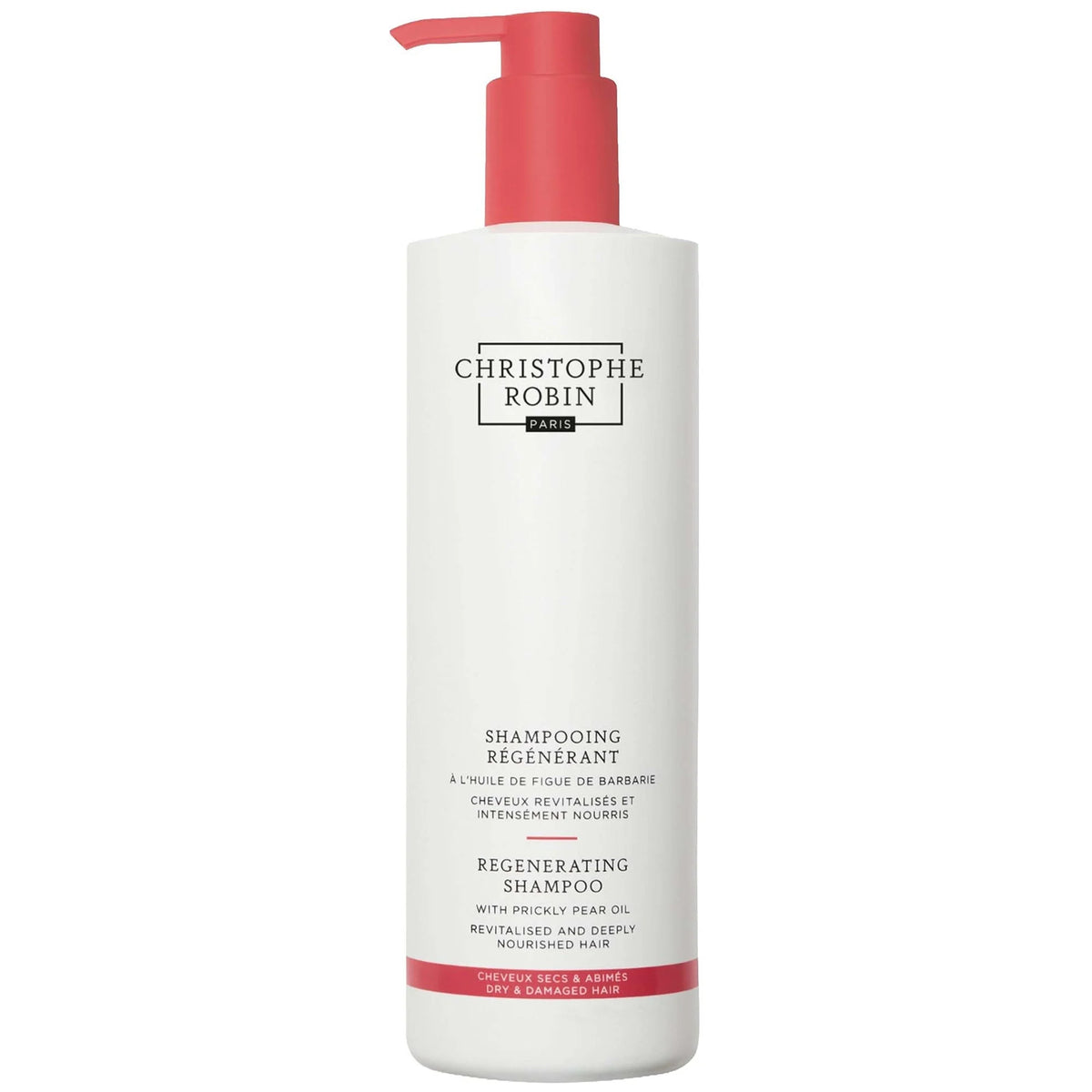 Christophe Robin Regenerating Shampoo with Prickly Pear Oil 500ml