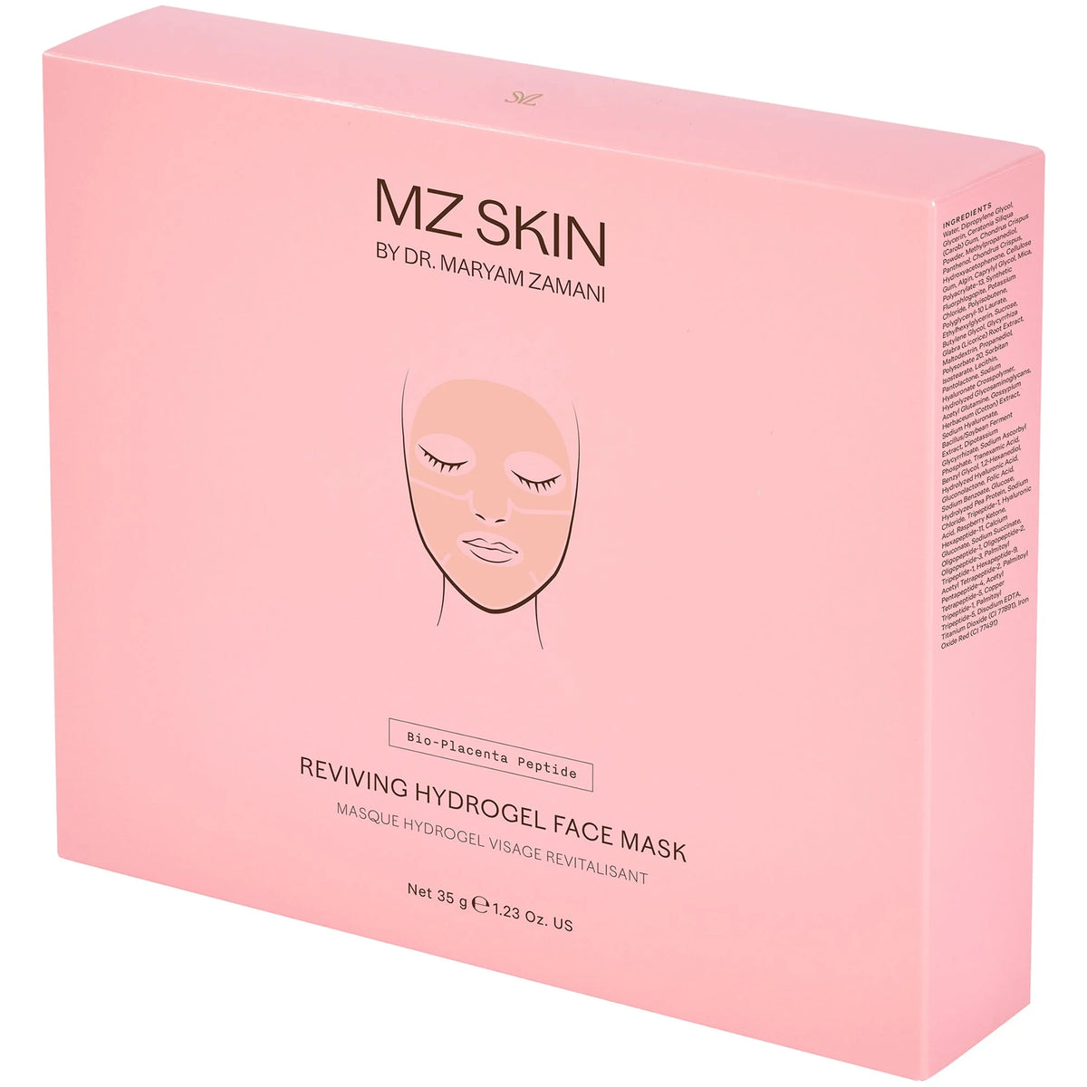 MZ Skin Bio-Placenta Peptide Reviving Hydrogel Face Mask