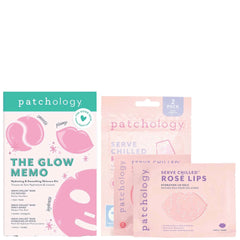 Patchology The Glow Memo Hydrating & Smoothing Skincare Kit