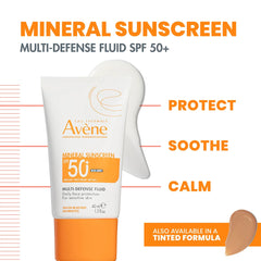 Avène Mineral Sunscreen Multi-Defense Fluid SPF 50+ 40ml