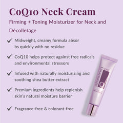 DHC CoQ10 Neck Cream for Hydration + Firming - 1.2 oz