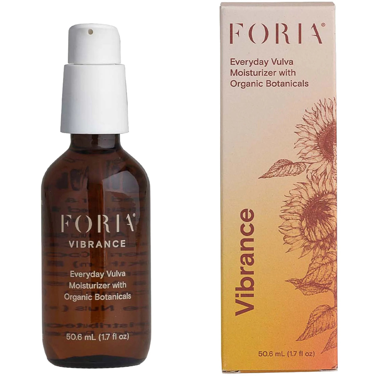Foria Vibrance Everyday Vulva Moisturizer with Organic Botanicals 10 fl oz