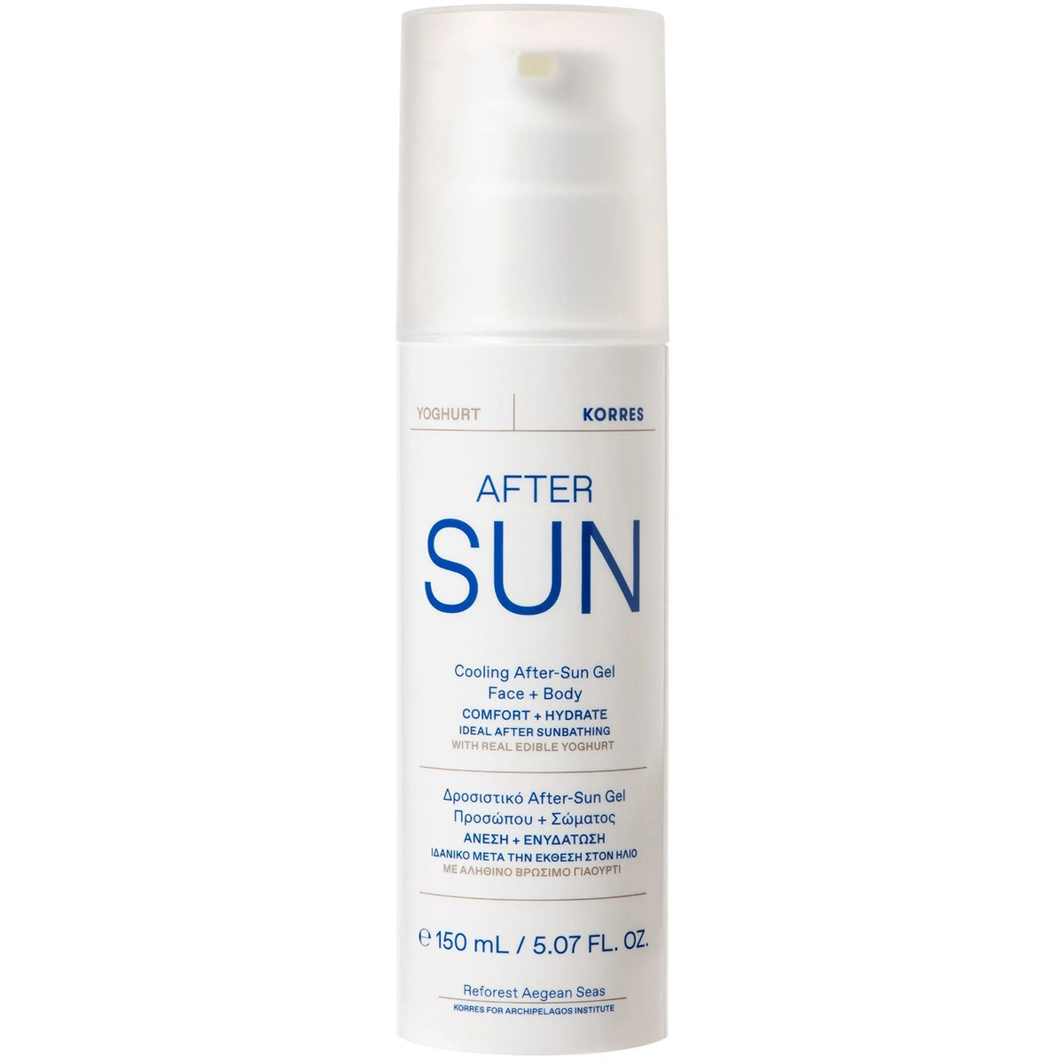 KORRES Greek Yoghurt Cooling After-Sun Gel Face & Body 150ml