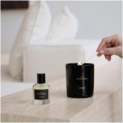 LUMIRA La Primavera Black Candle 10.5 oz