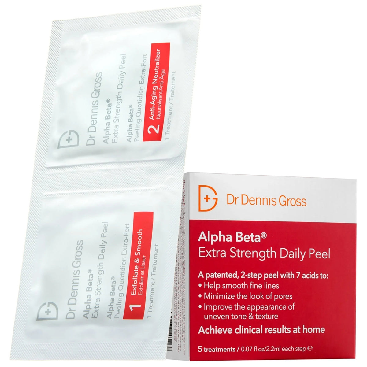 Dr Dennis Gross Extra Strength Alpha Beta Peel - (5 Packettes)