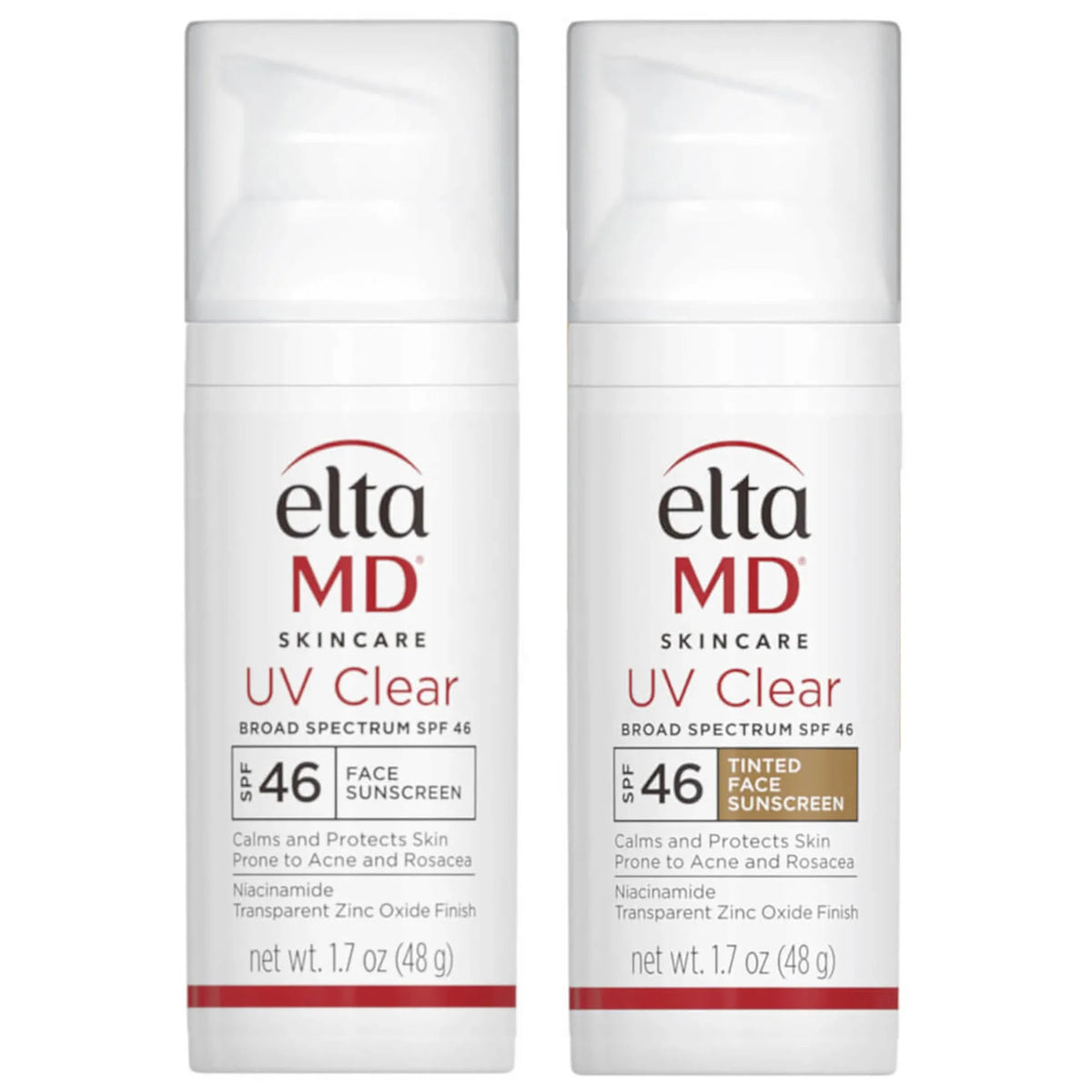 EltaMD Exclusive UV Clear Tinted and Untinted Duo ($92 Value)