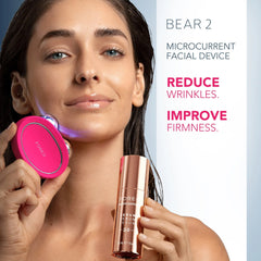 FOREO BEAR 2 Fuchsia and SUPERCHARGED Serum 2.0 Bundle (Worth $458.00)