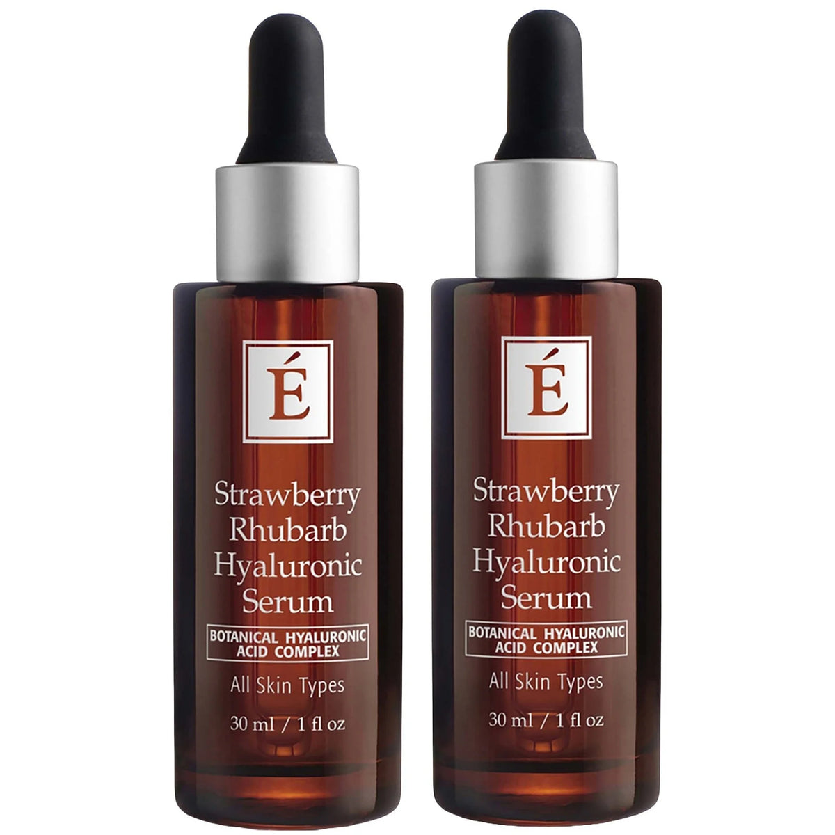 Eminence Organic Skin Care Strawberry Rhubarb Hyaluronic Serum Duo
