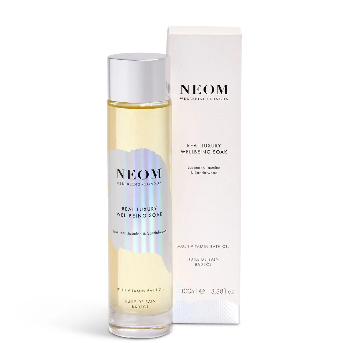 NEOM Real Luxury Wellbeing Soak Multi-Vitamin Bath Oil 3.3 fl. oz