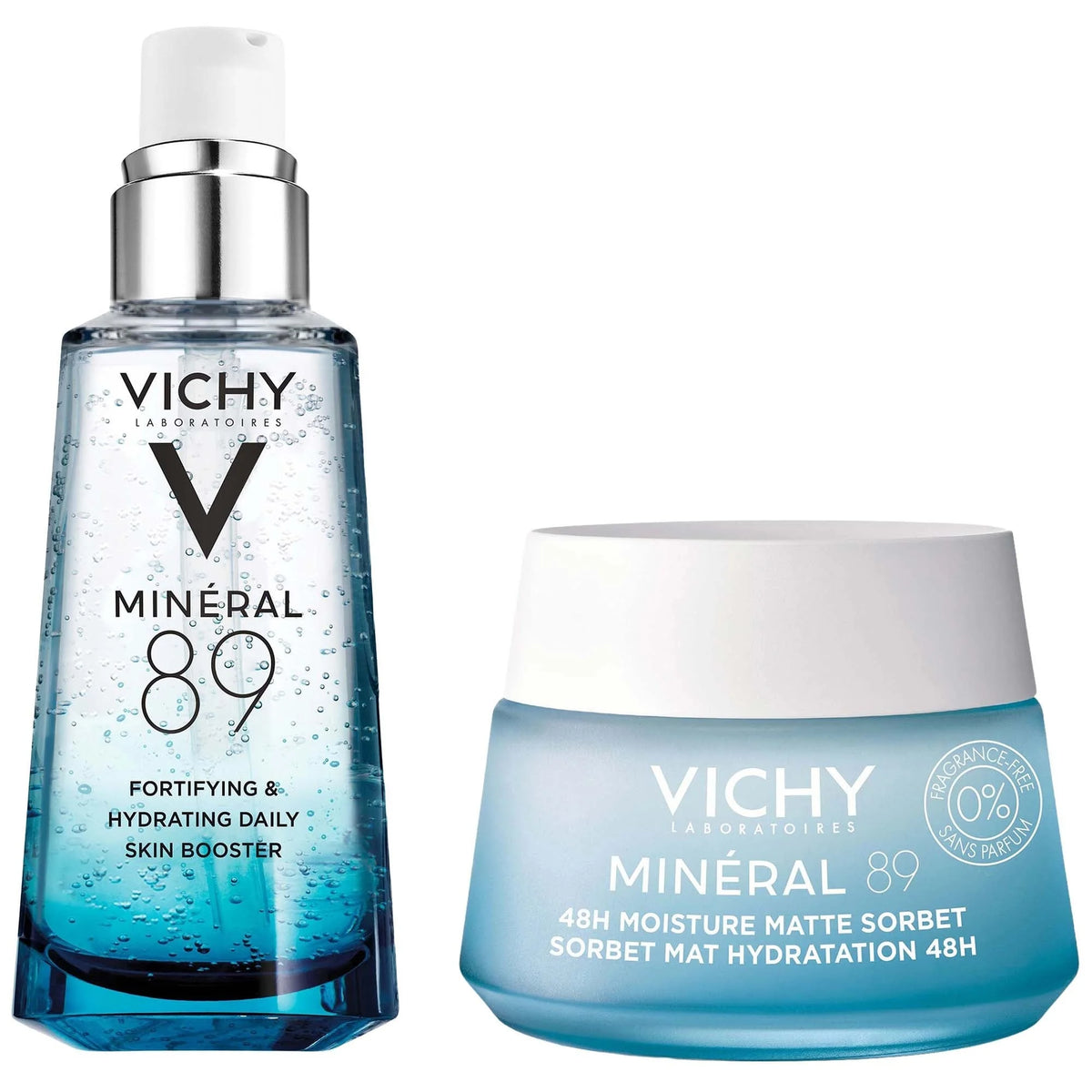 Vichy Mineral 89 Matte Hydration Duo for Combination/Oily Skin (Worth $62.00)