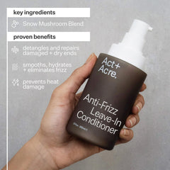 Act+Acre Anti-Frizz Leave-In Conditioner 6.7 fl oz
