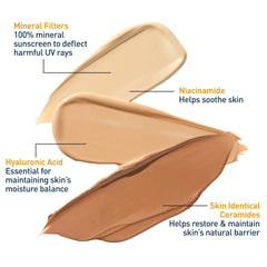 CeraVe Hydrating Mineral Tinted Sunscreen SPF 30 (Various Shades)