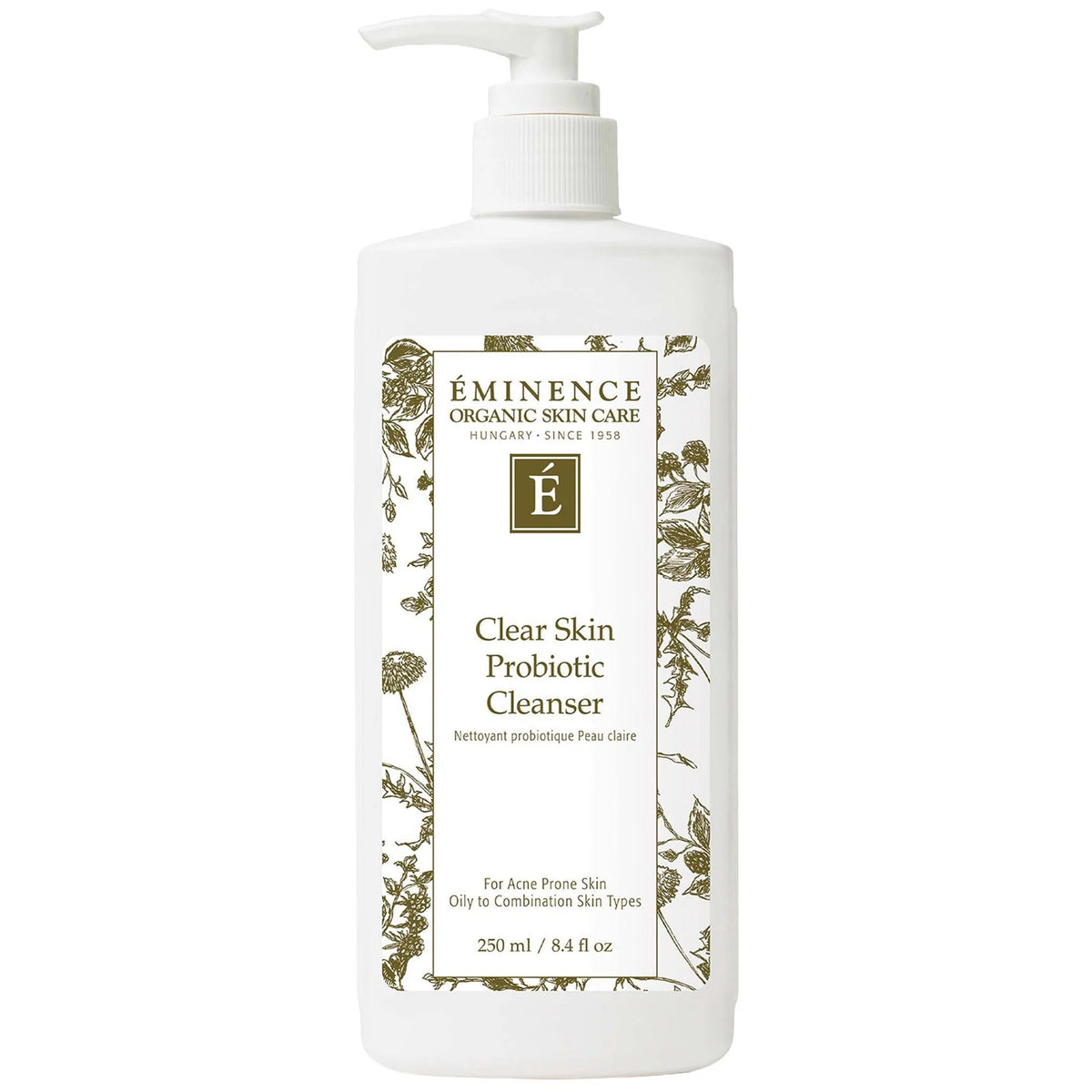 Eminence Organic Skin Care Clear Skin Probiotic Cleanser 8.4 fl. oz