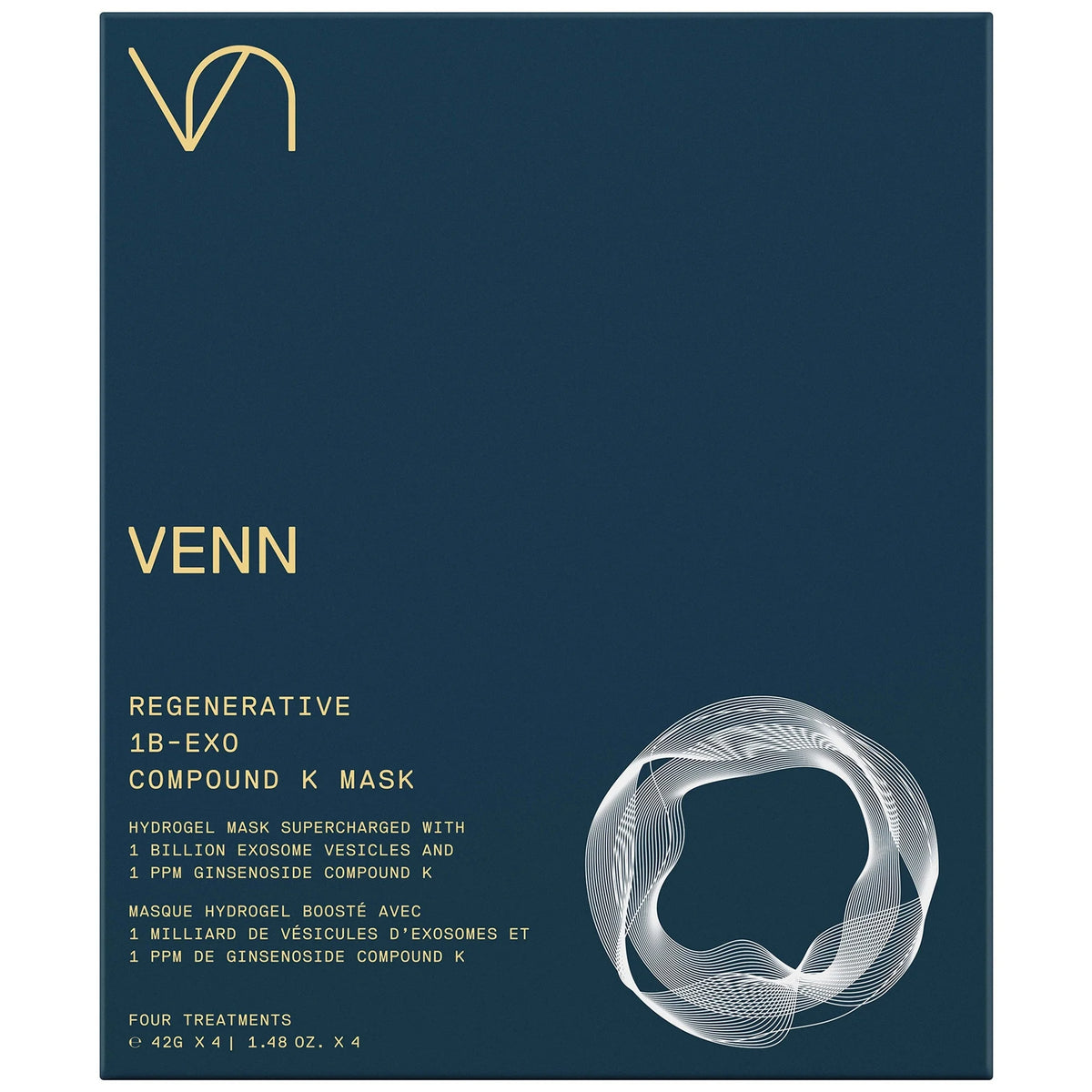 VENN Skincare Regenerative 1B-EXO Compound K Mask 42g x 4EA