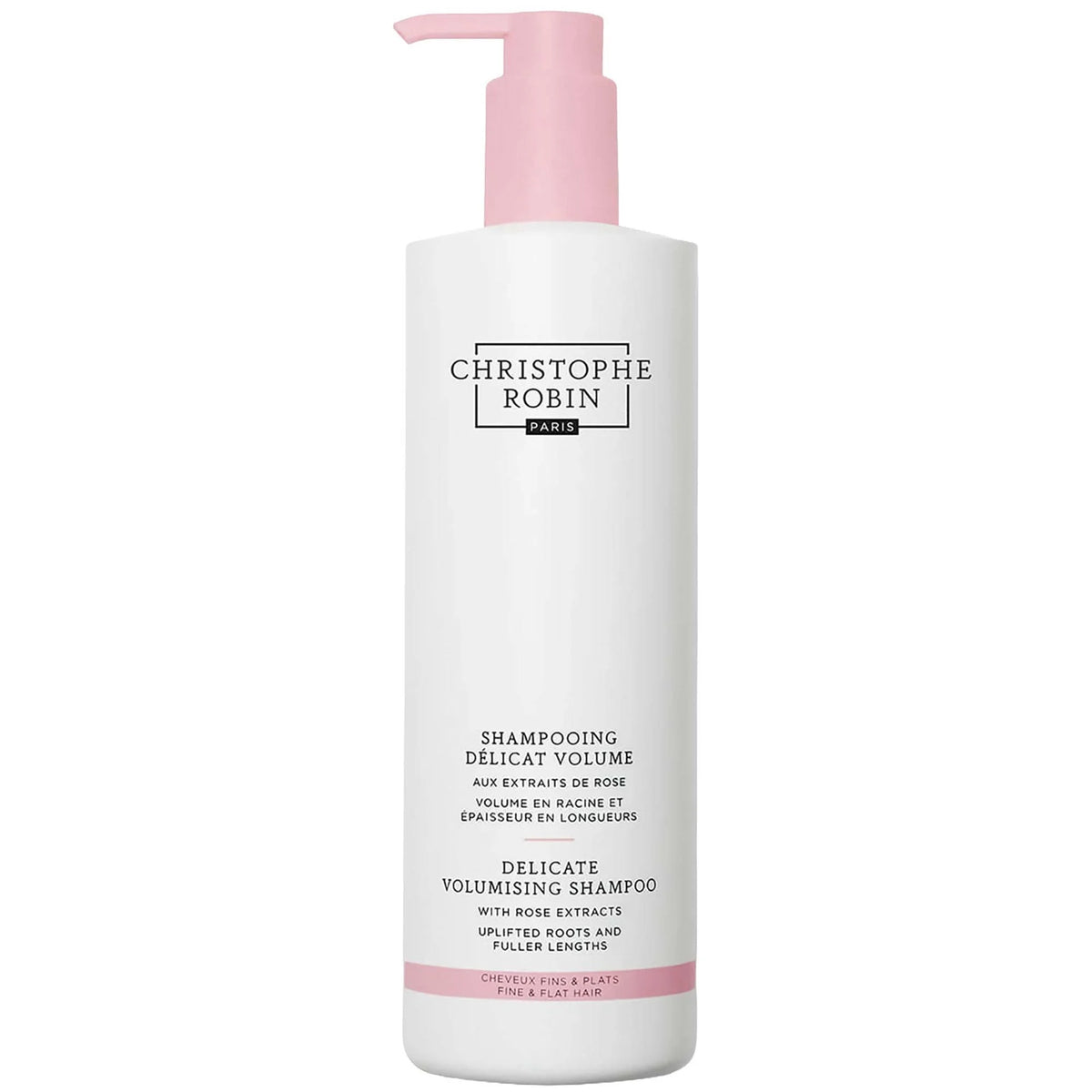 Christophe Robin Delicate Volumising Shampoo with Rose Extracts 500ml