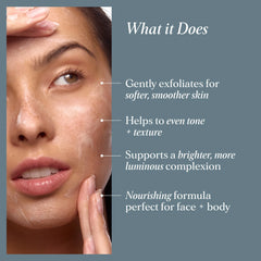 Alpha-H Smoothing AHA Face & Body Scrub with 12% Glycolic Acid 185ml