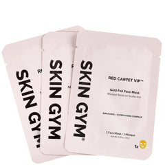 Skin Gym Gold Foil Face Mask (3 Pack)