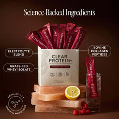 arrae Clear Protein+ Grass-Fed Protein & Electrolyte Blend - Raspberry Yuzu