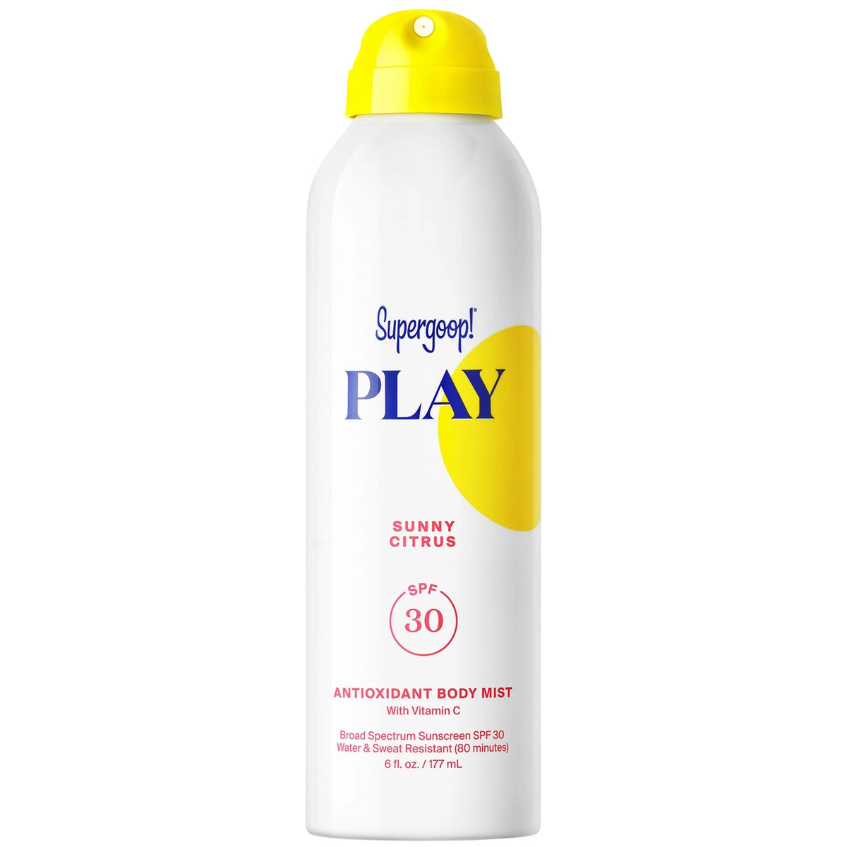 Supergoop! PLAY Antioxidant Body Mist SPF 50 with Vitamin C 177ml (Various Scents)