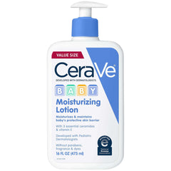 CeraVe Baby Moisturizing Lotion with Hyaluronic Acid and Ceramides (16 fl. oz)