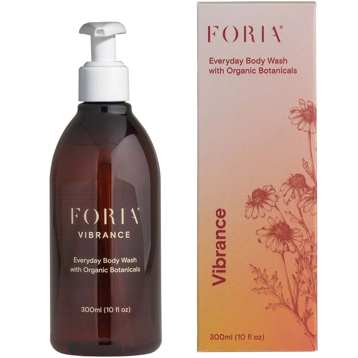 Foria Vibrance Everyday Body Wash with Organic Botanicals 10 fl oz