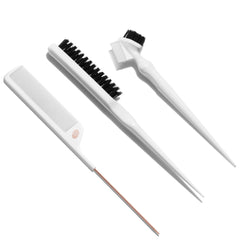 T3 Pintail Comb, Edge Brush, and Teasing Brush Detail Set