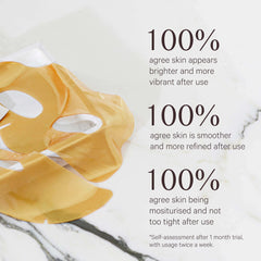 MZ SKIN Hydra-Lift Golden Facial Treatment Mask (Pack of 5)
