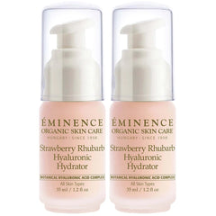 Eminence Organic Skin Care Strawberry Rhubarb Hyaluronic Hydrator Duo