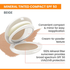 Avène High Protection Tinted Compact SPF 50 - Beige (0.35 oz.)
