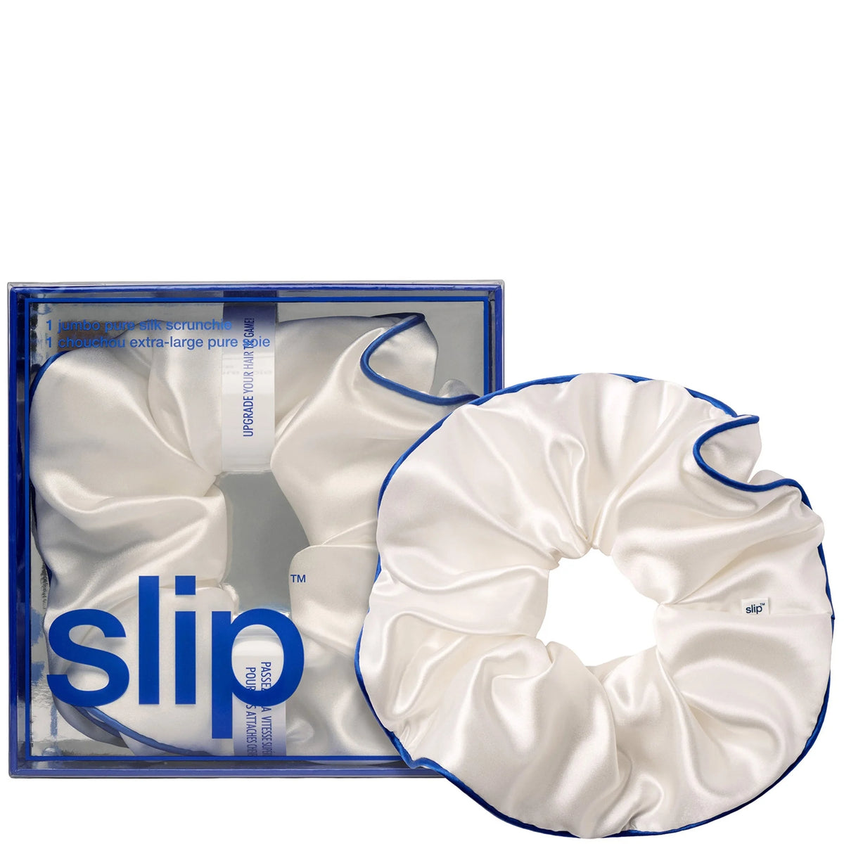Slip Pure Silk Jumbo Scrunchie - Courtside