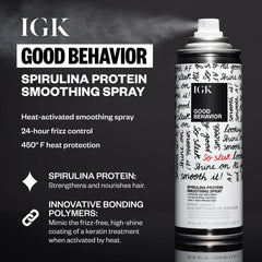 IGK Good Behavior Spirulina Protein Smoothing Spray Travel 70ml