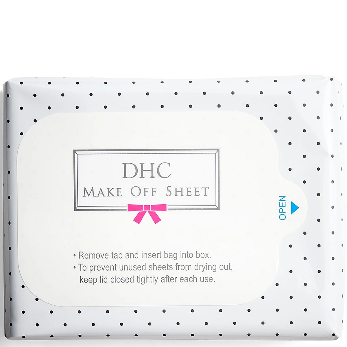 DHC Make Off Sheet, Make Up Remover Wipes - 50 sheets