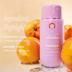 First Aid Beauty KP Smoothing + Brightening Body Lotion with 10% AHA + Urea- Peach