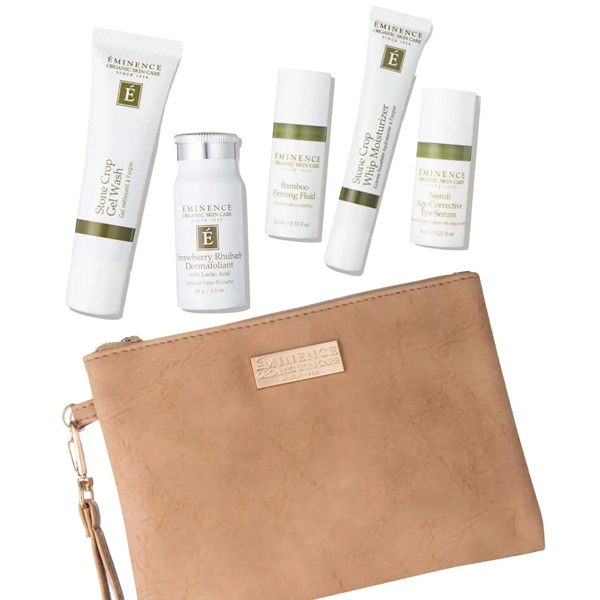 Eminence Organic Skin Care Must Have Minis Gift Set 5 piece