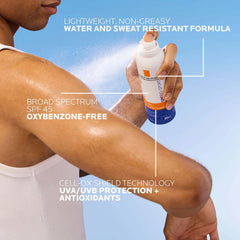 La Roche-Posay Anthelios UV Pro-Sport Sunscreen Spray SPF 45 (4.3 oz.)