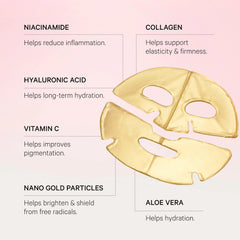 MZ SKIN Hydra-Lift Golden Facial Treatment Mask
