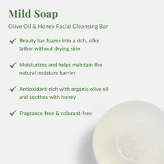 DHC Mild Soap Facial Cleansing Bar - 3.1 oz