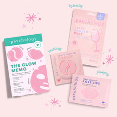 Patchology The Glow Memo Hydrating & Smoothing Skincare Kit