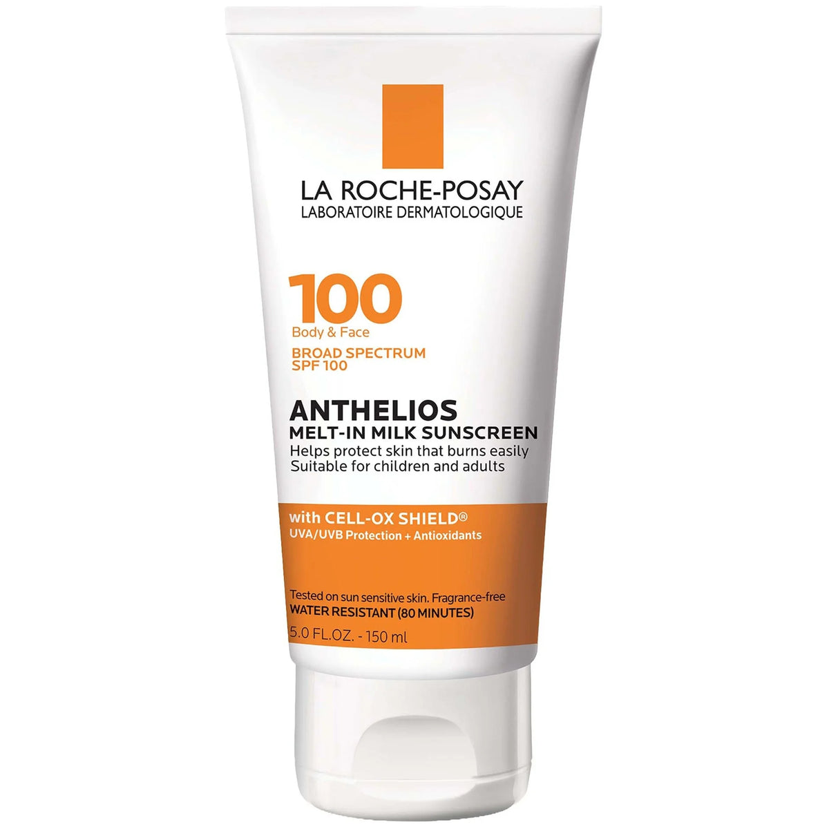 La Roche-Posay Anthelios Melt-in Milk Body and Face Sunscreen Lotion Broad Spectrum SPF 100 (Various Sizes)