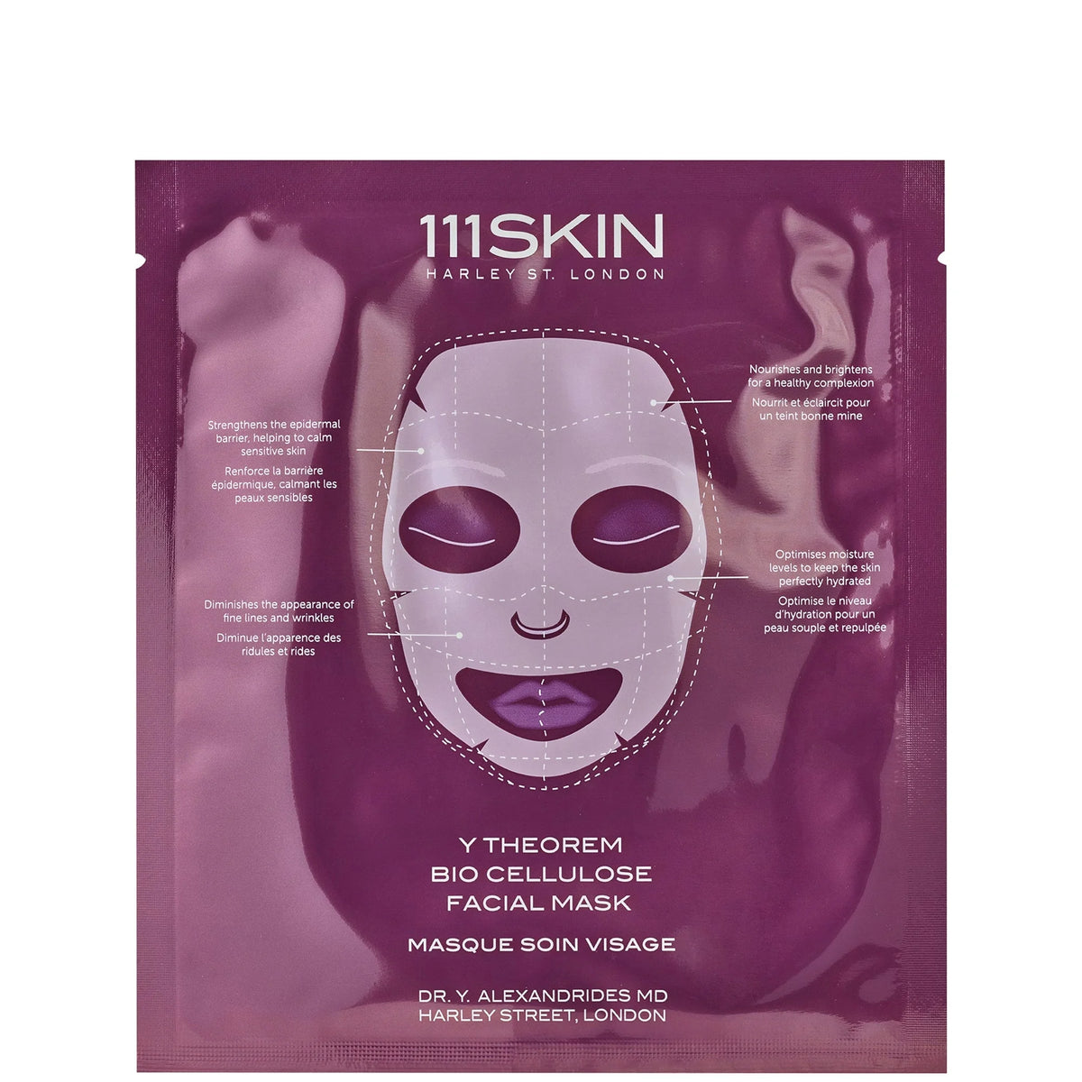 111SKIN Y Theorem Bio Cellulose Facial Mask Box