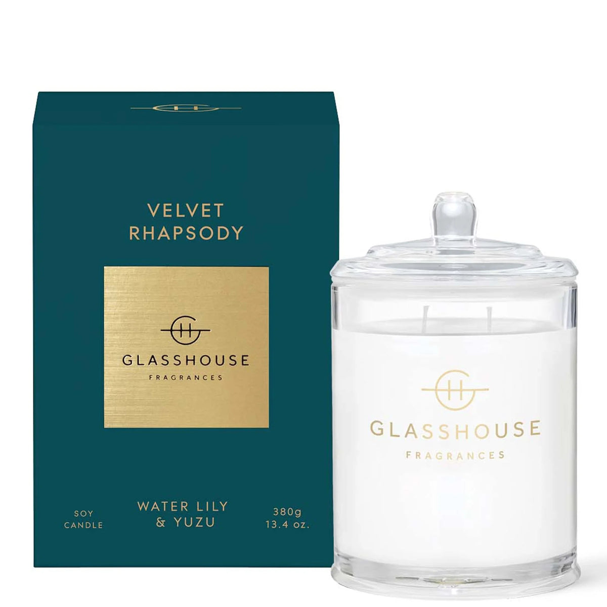 Glasshouse Fragrances Velvet Rhapsody 13.4 oz. Triple Scented Candle