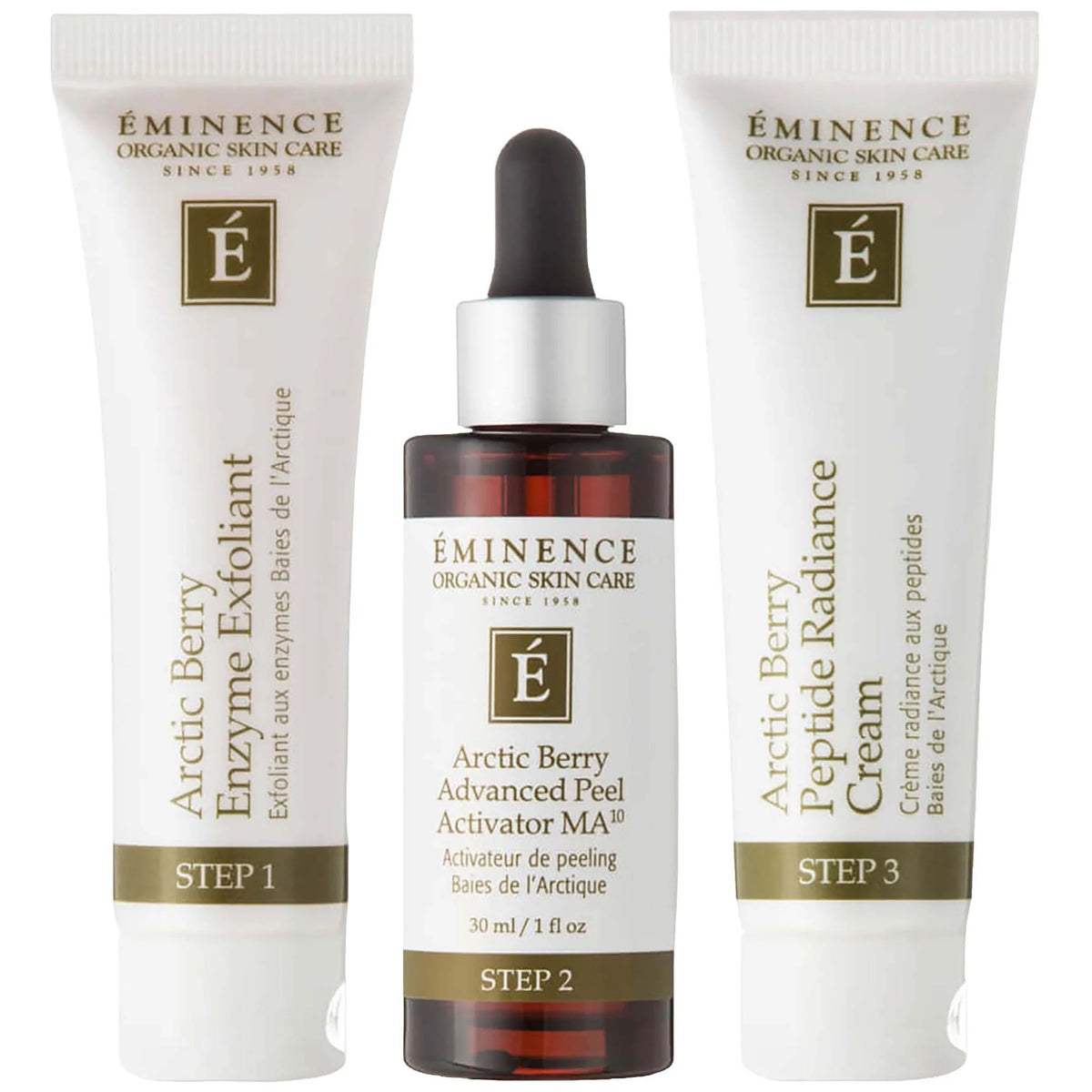 Eminence Organic Skin Care Arctic Berry Peel and Peptide Illuminating System