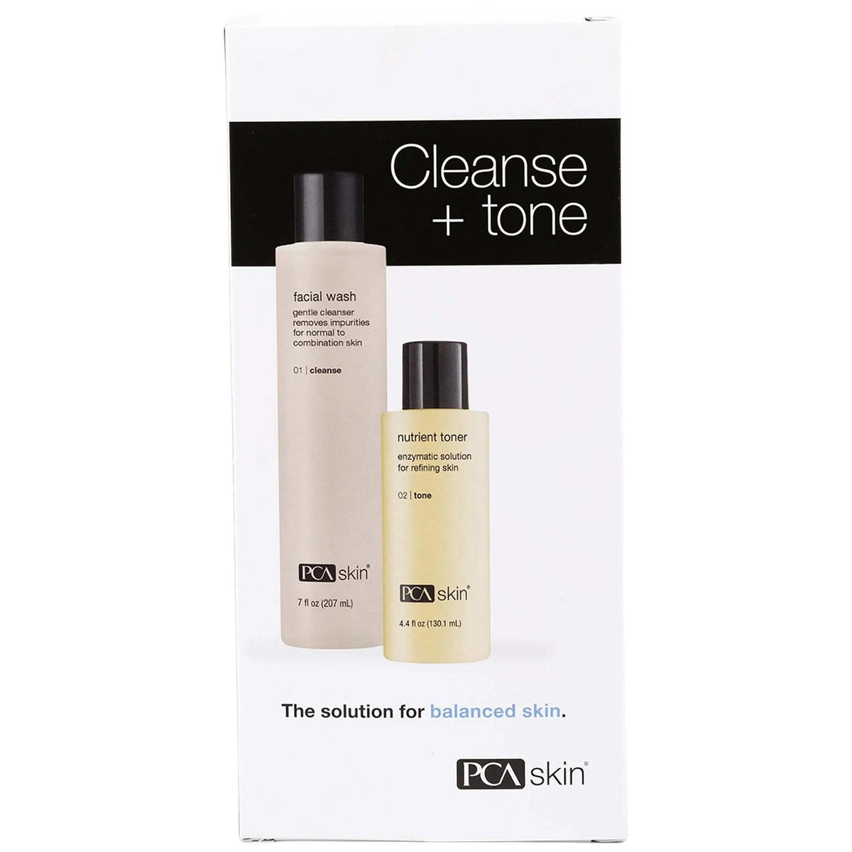 PCA SKIN Exclusive Cleanse and Tone Duo ($86 Value)